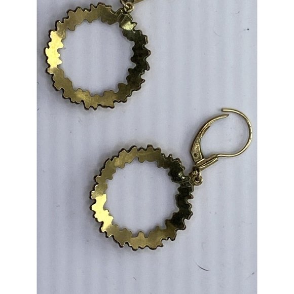 Amerik K&L Jewelry Vintage Amerik K L Double Goldplated Earrings